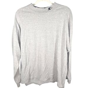 Y2K Starter Long Sleeve Men's Shirt With Neck And Sleeve Insignia Size Large